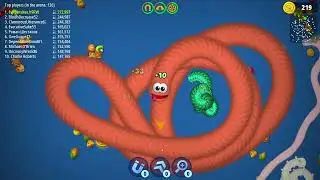 🐍 I Became the BIGGEST WORM in History 😂 | EPIC Worms Zone.io Funny Moments! @HardikPlays0015