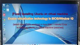 How To Enable Virtualization in BIOS or Windows 10 (latest video 100% working) in lessthan 1 minute!