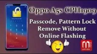 How to Remove Pattern Lock OPPO A5S MRT Key / UMT