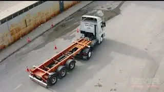 TIR (CE SINIFI) DİREKSİYON SINAVI PARALEL PARK UYGULAMASI