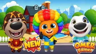 TALKING TOM GOLD RUN AQUA HANK VS MAGMA BEN VS GOALKEEPER GINGER NEW GAMEPLAY