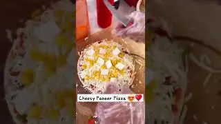 Cheesy Paneer Pizza 🍕😍 || Street Pizza at just ₹99😳 || Food Tech Govind