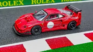 INNO64 Ferrari F40 LBWK  RED 1/64 Scale Diecast Model Unboxing and Review