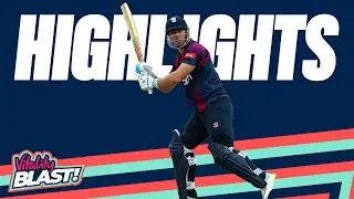 Chris Lynn Smashes Half-Century | Durham v Northamptonshire  - Highlights | Vitality Blast 2022