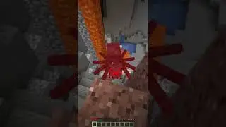 Insane Spider Death #minecraft #funny #gaming