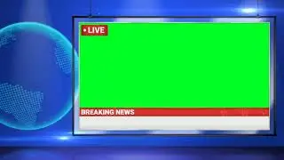 Breaking news Animation Green screen without copyright| breaking news Green screen without text