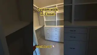 Custom walk in Closet , diseñamos e hicimos este Closet personalizado. #design #carpentry #painting