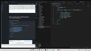 15 Show receiving data as JSON