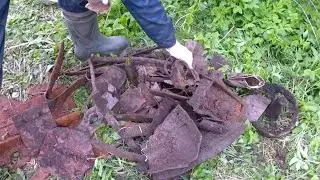 Металло коп.Обошли поле.Сходили в старую деревню.