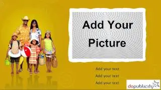 Digital Signage Content Template for Travel, Holidays, Vacation, Cruise