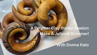 Let's Make A Shimmery Jellyroll in Polymer Clay