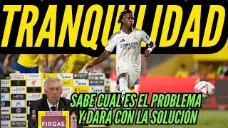 RUEDA de PRENSA de ANCELOTTI.  tranquilidad HAY cosas POSITIVAS en EL REAL MADRID