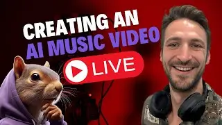 Making an AI music video to a song of mine live from start to finish