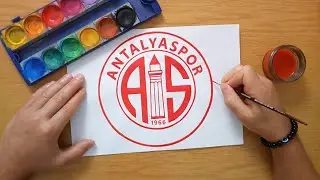 ANTALYASPOR logosu nasıl çizilir - How to draw the ANTALYASPOR logo