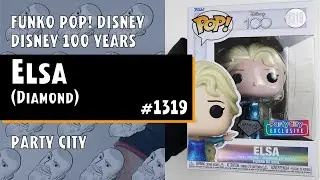 Funko Pop Elsa (Diamond) - 1319 - Disney 100 years - Party City // Just One Pop Showcase