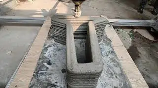 CERAMBOT Tong Concrete 3D Printer | 3D Printing with Portland Cement Concrete-2