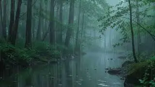 Heavy Dense Rain Falling | Deep Sleep, Study, ASMR Rain Ambience (No Thunder)