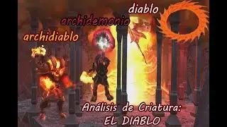 análisis de criatura de HEROES 5: el DIABLO