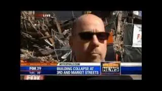 David Neff Talks To FOX 29's Jeff Cole - Demolition At 3rd & Market FOX 29 Coverage