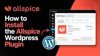 How to install the Allspice Wordpress Plugin