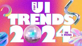 UI Trends 2024 | Bento UI, Bigger Font Size, Vibrant Colors, Animated Web and Gradient abstract