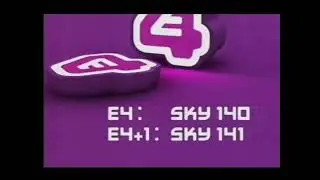 RARE E4 Sky Channel Number Move Slide 2006