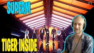 SuperM - Tiger Inside. БАС ГУЛЯЕТ В СТЕРЕО, СТРАННАЯ ОБРАБОТКА ГОЛОСА И 8-БИТНОЕ ЛОГО