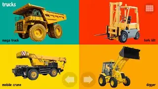Мультик про машинки. Грузовики на английском языке. Trucks for kids. English for toddlers.