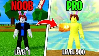 Noob to Pro, but as a COMPLETE BEGINNER (Blox Fruits) | Part 7