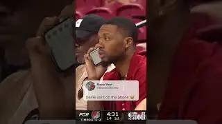 Dame ain’t calling nobody