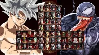 Mortal Kombat 9 - GOKU SSJ & VENOM - Expert Tag Ladder - Gameplay @(1080p) - 60ᶠᵖˢ ✔