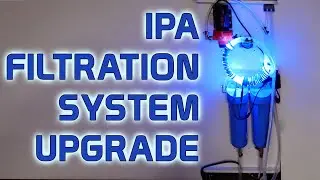 IPA filter modifications and upgrade 3D printing resin removal