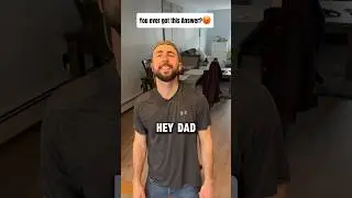The Ultimate Dad Answer! #shorts #funny #food