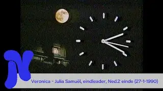 Veronica - Afkondiging Julia Samuël, eindleader en -klok (27-1-1990)