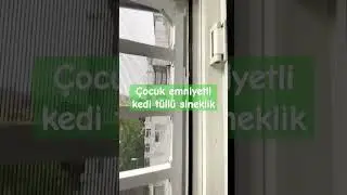 Çocuk emniyetli kedi sinekliği.  #kedi #sineklik #pilelisineklik #sineklikçeşitleri