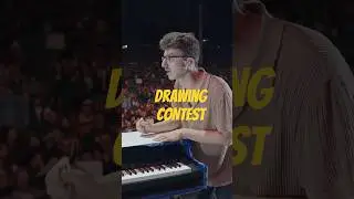 Drawing Contest live on stage