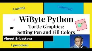 Python Programming: How to set the pen and fill color in turtle using fillcolor() and pencolor()