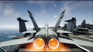 Aircraft Carrier With Fighter F35 F18 Su37 J15 UE4