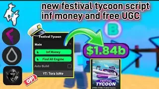 new festival tycoon script inf money and free UGC