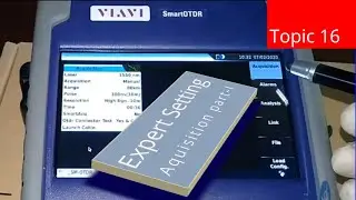 Viavi smart otdr expert acquisition settings | Config tracing setup files