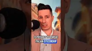 Getting Italian citizenship through the court. #shorts