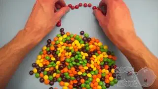 New Learn Colours with Surprise Eggs and a Skittles Rainbow! Christmas Edition!