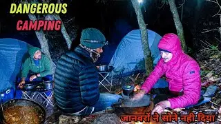 Forest Camping Around Wild Animals | Fearful Camping Experience | Unknown Dreamer