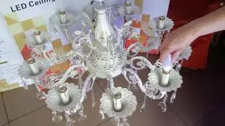 Хрустальная люстра 10 ламп свеча!!!
