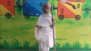 Mahatma Gandhi fancy dress competition- winner