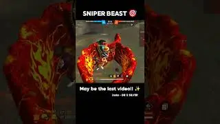 Sniper Beast 🎯 @arisudanyt  #freefire #freefireindia #foryoubage #grandmaster #rankpush #1vs4