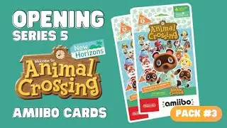 Opening Animal Crossing Amiibo Cards Series 5, Pack 3