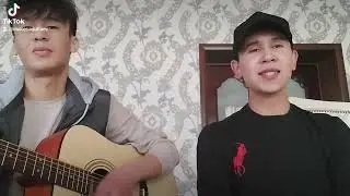 Qiroilichaman на гитаре кавер