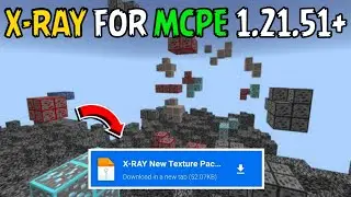 X-RAY Texture Pack For MCPE/Bedrock 1.21 👁️| X-Ray Mod For Minecraft Pe 1.21