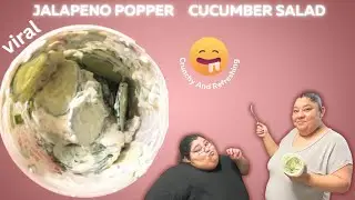 Jalapeno Popper Cucumber Salad / Viral Cucumber Salad
